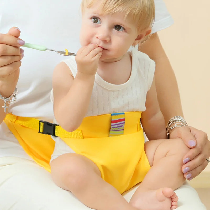 Portable Baby Seat Harness Strap- Foldable Safety Belt for Dining Chairs