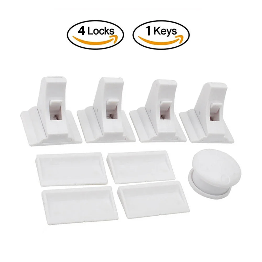 Magnetic Cabinet & Drawer Safety Locks - Baby Proofing Kit